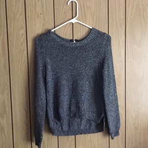 Black and Silver Sweater